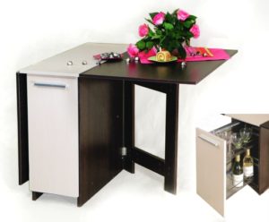 Стол книжка экономит пространство